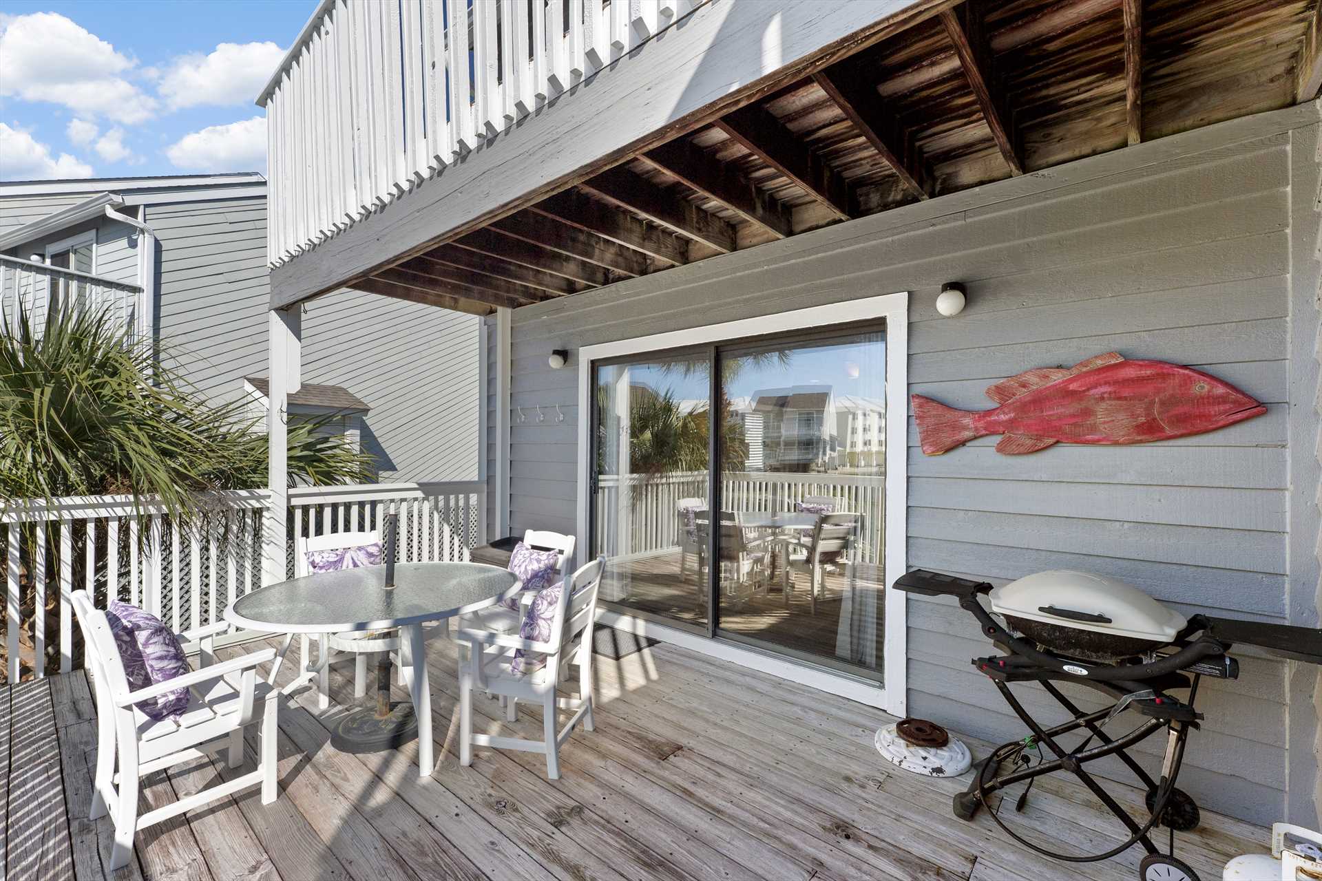 Deck off of Living Room - Main Level